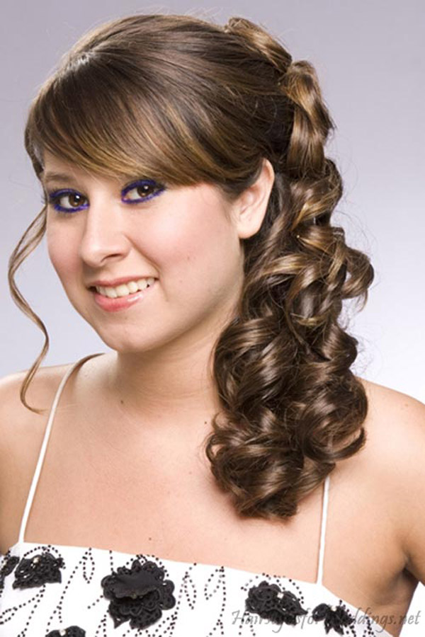 Beautiful Wedding Hairstyles for Curly Hair..