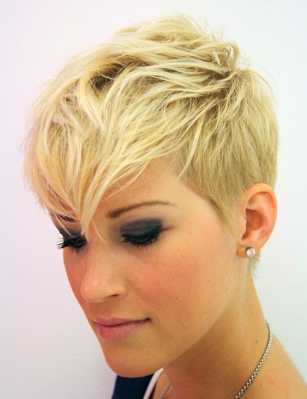Pixie Haircut with Shaved Sides