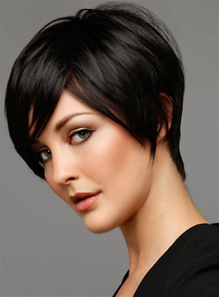 Short Hairstyles for Thick Hair and Oval Face