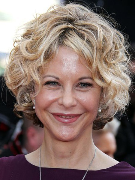 Short curly hairstyles for women.