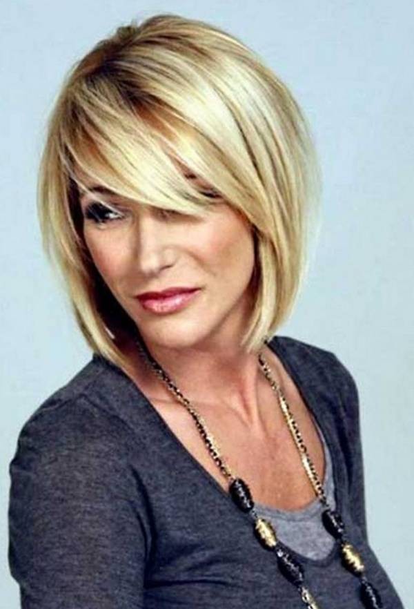 Short hairstyles for oval faces images