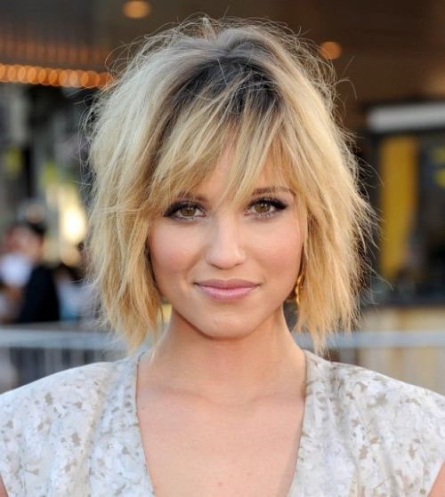 hairstyles for round faces coarse hair