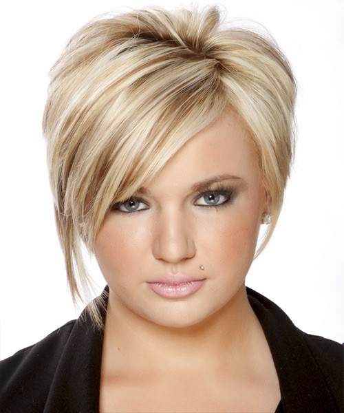 new short hairstyles for round faces
