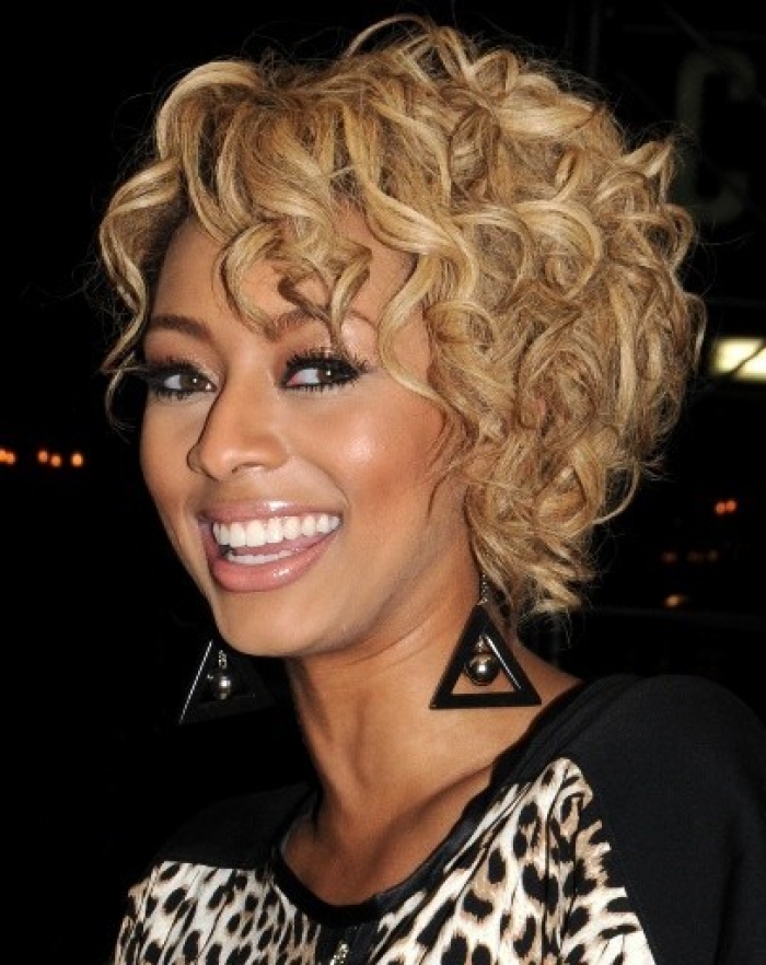 short curly hairstyles for black.