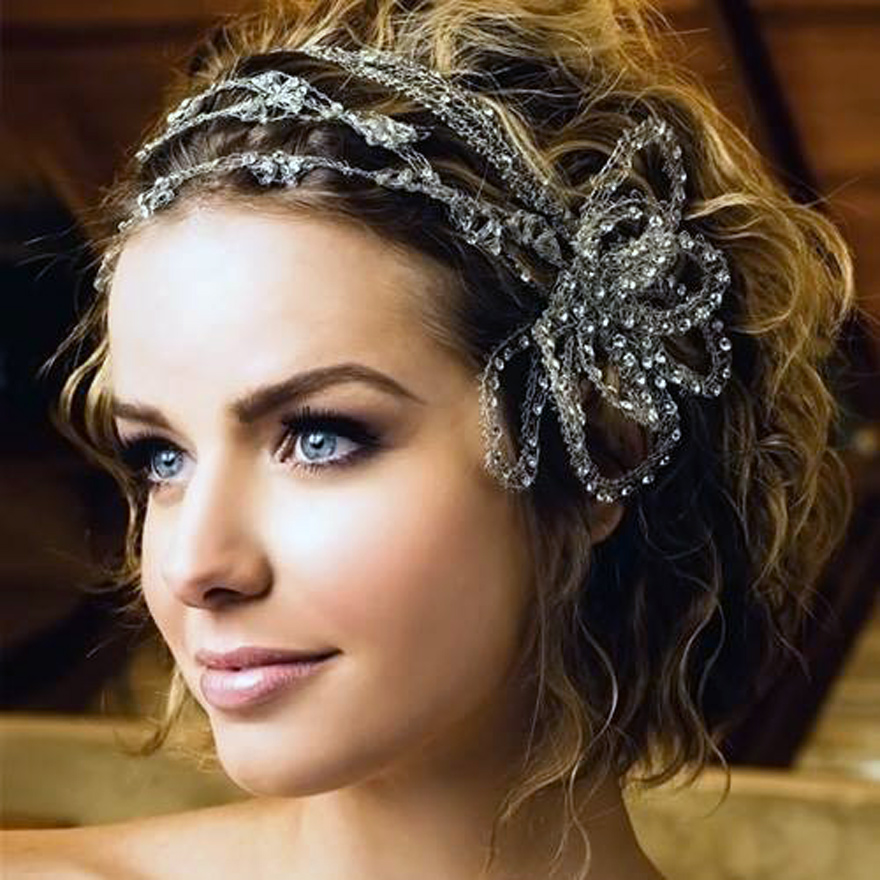 wedding hairstyle curly