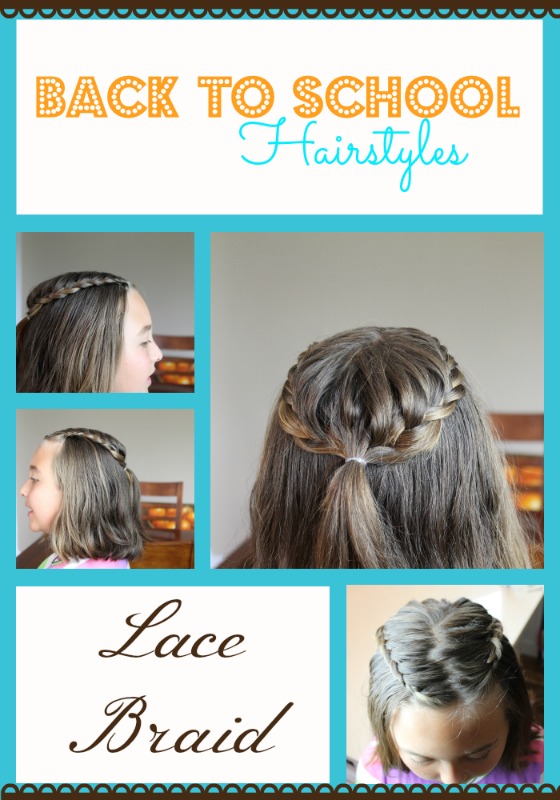 Back to School Hairstyles - Lace Braid