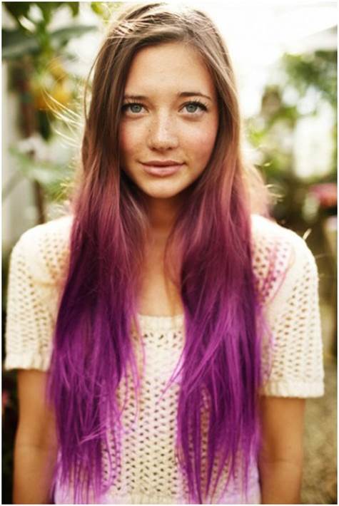 Cool Colored Hairstyles For Girls With Long Hair Straight