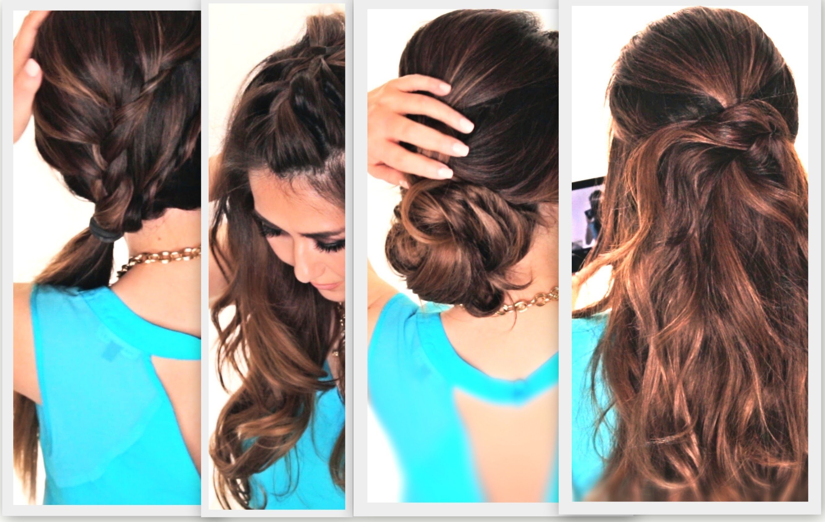 EASY LAZY HAIRSTYLES