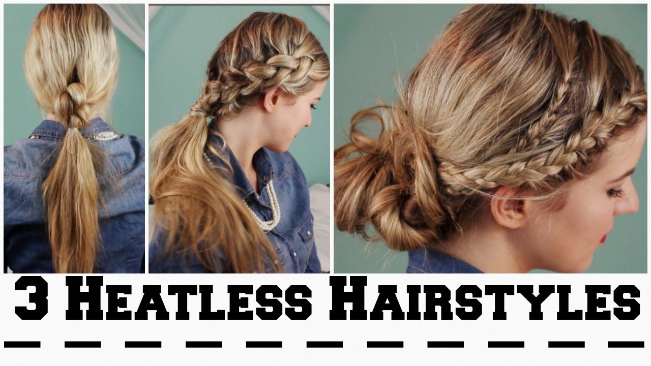 Heatless Hairstyles for Back To School