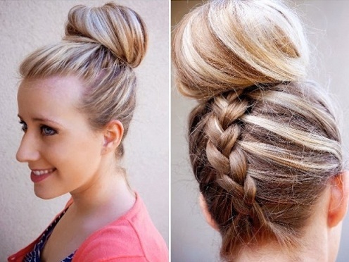 Inverted French Braided Hairstyles ...