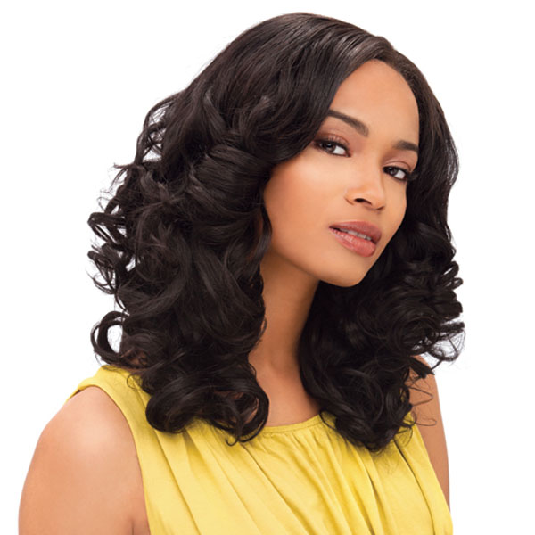 Medium Length Weave Hairstyle with Curls
