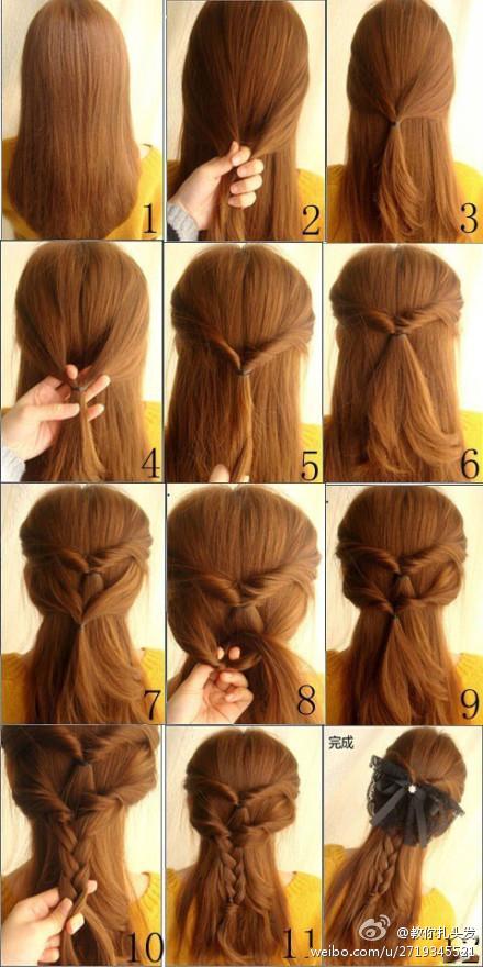 Simple and cute hairstyle tutorials