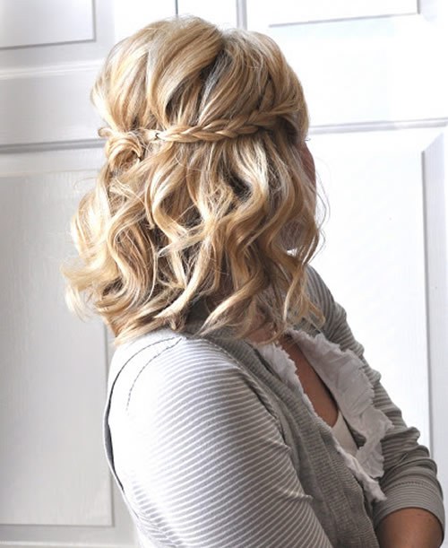 medium-length hairstyle for homecoming