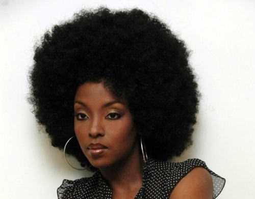 Black Big Afro Hairstyle
