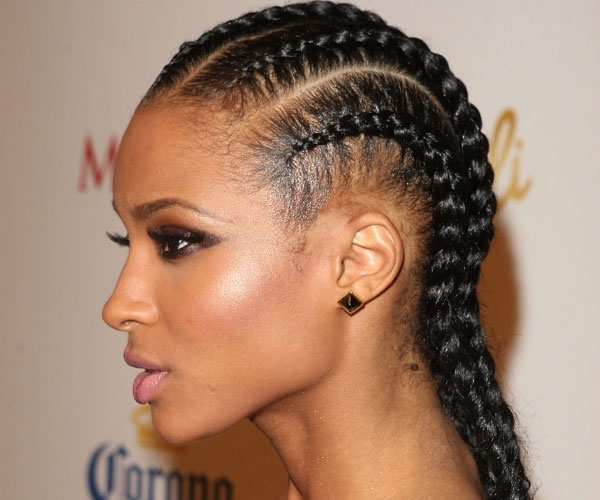 Celebrity Cornrows Hairstyle
