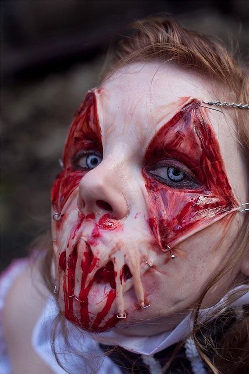 Creepiest Halloween Makeup Ideas..