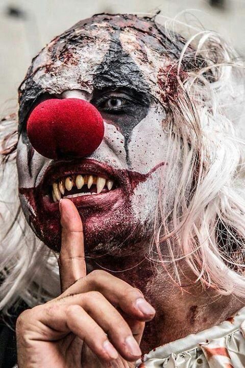 Creepy Clown Halloween Makeup Ideas