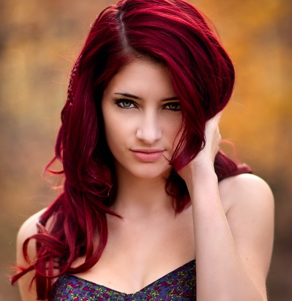 Dark Red Hairstyles