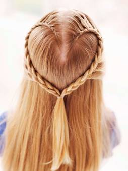French braiding hairstyle