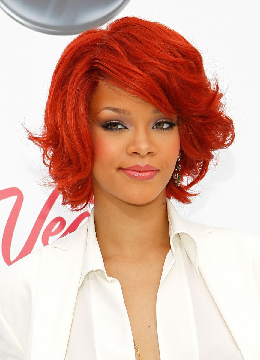 Hairstyle Rihanna Red Hairstyles