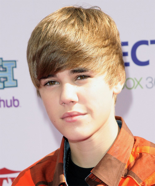Justin Bieber Short Straight Casual Hairstyle