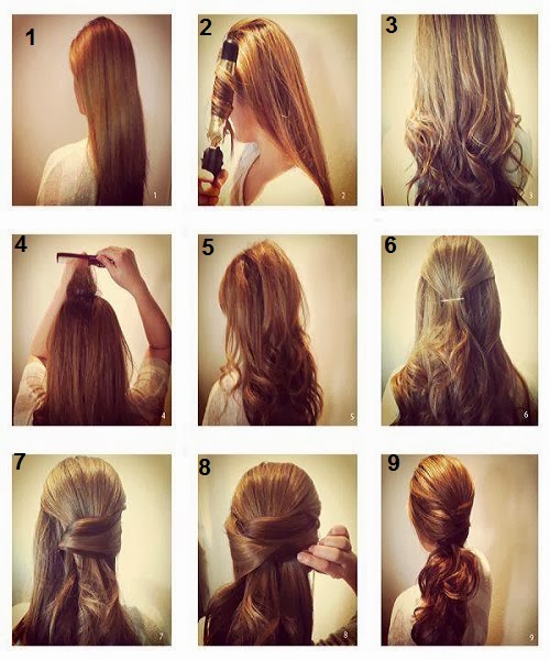 New Best Quick and Simple Hair Style pics Tutorial ..
