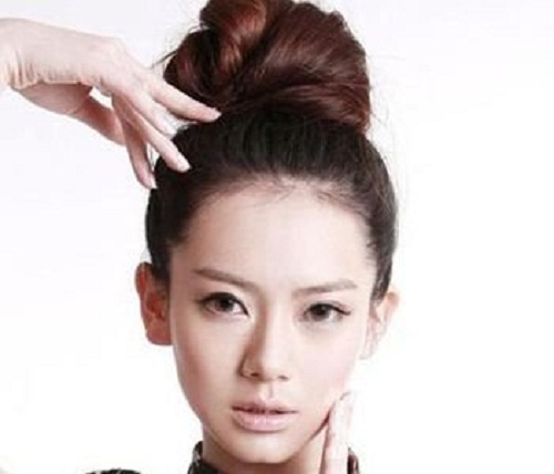 Simple Clean Bun - Korean Hairstyle