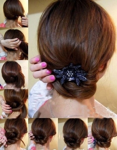 simple hairstyle ...
