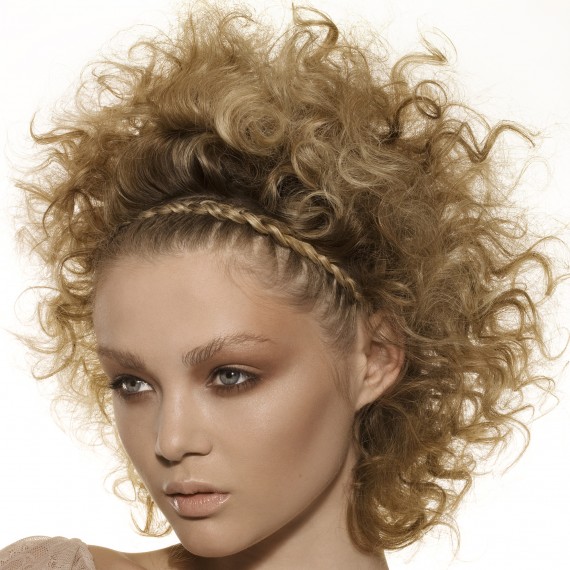 Blonde Afro Hairstyles