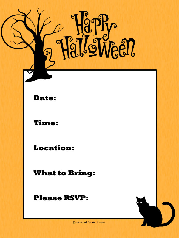 Cool Halloween Party Invitations