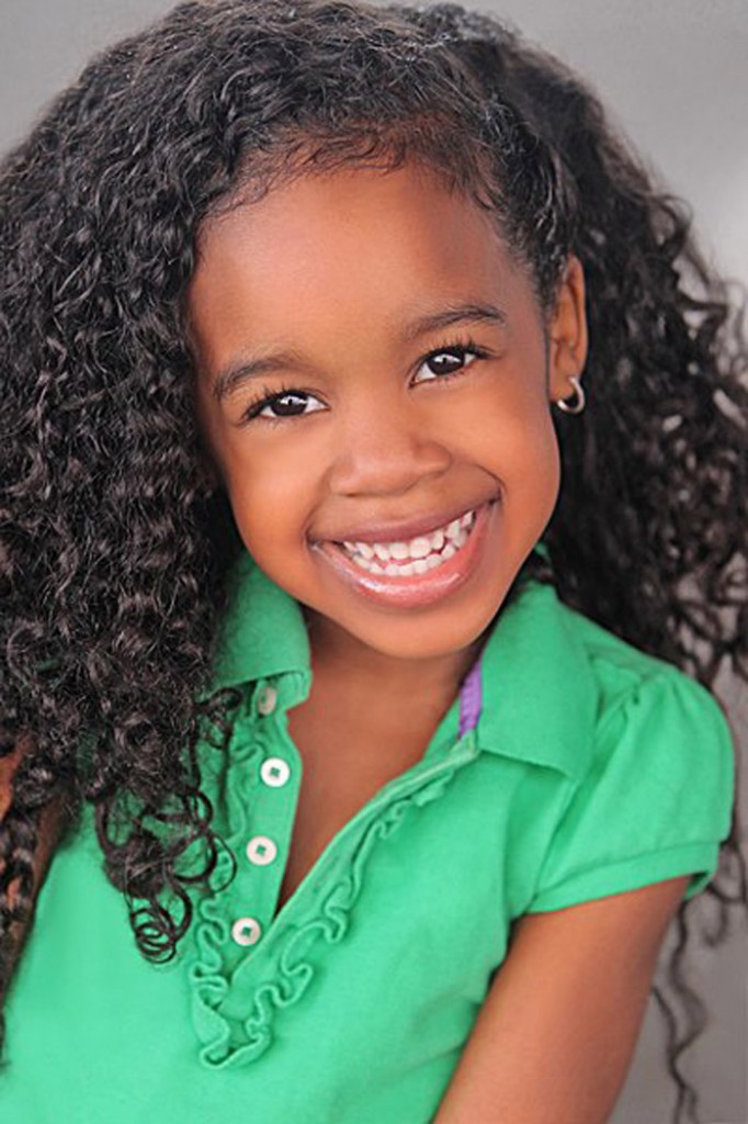 Curled Braided Hairstyles for Little Black Girls