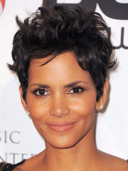 Halle Berry curly haircut