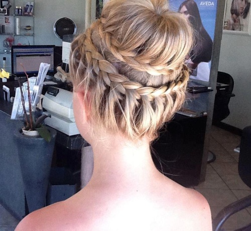 Prom Hairstyles Updos with Braids and Curls