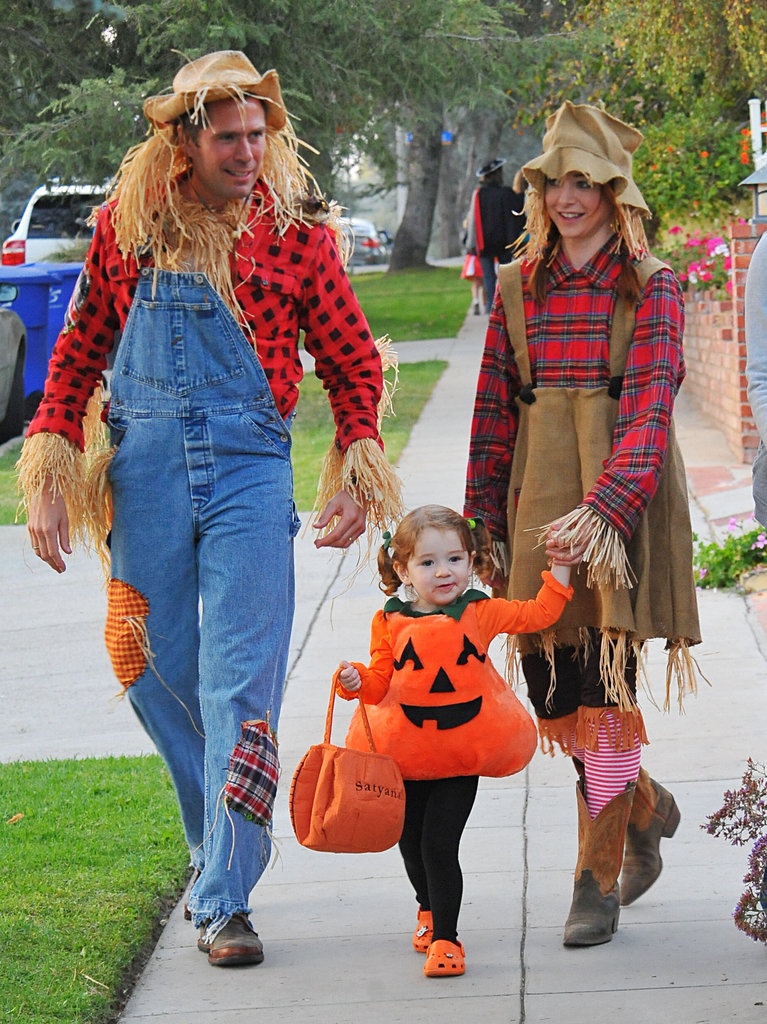 Scarecrows and Pumpkin