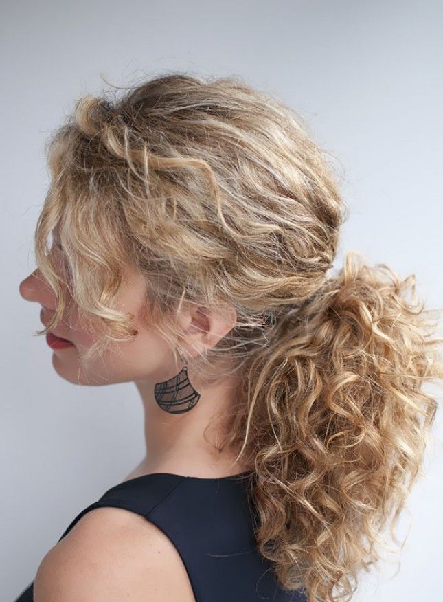 Updos for Curly-Haired Girls