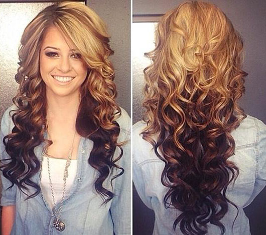 long curly ombre hair tumblr