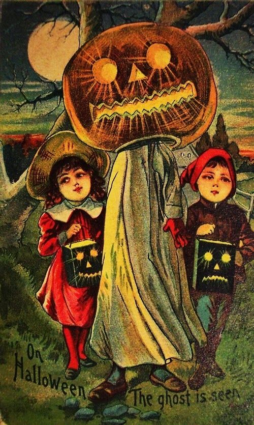 intage Halloween Postcards