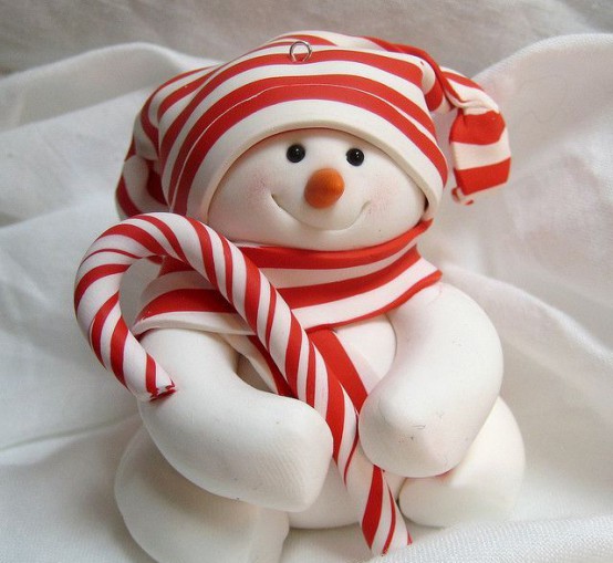 Candy Snowman Decorations Ideas