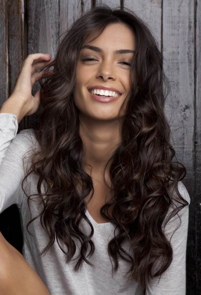 Curly Hair With Fringe Hairstyles Gallery