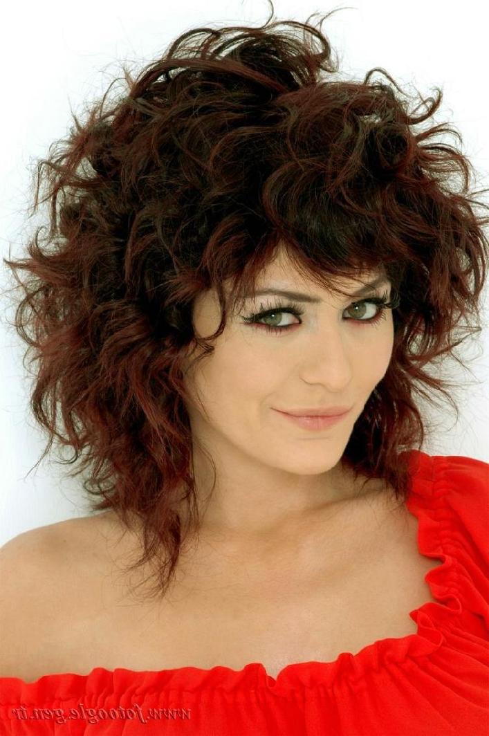 Curly Hairstyles With Bangs Gallery