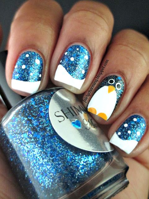 Fairly Charming A Shimmery Penguin
