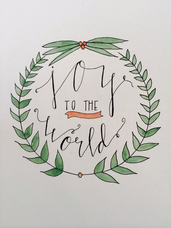 Holiday Handlettered