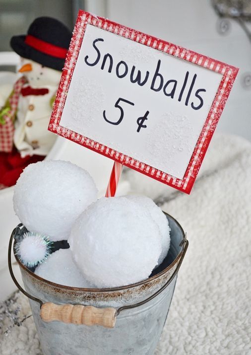 Snowball Decor Ideas 6