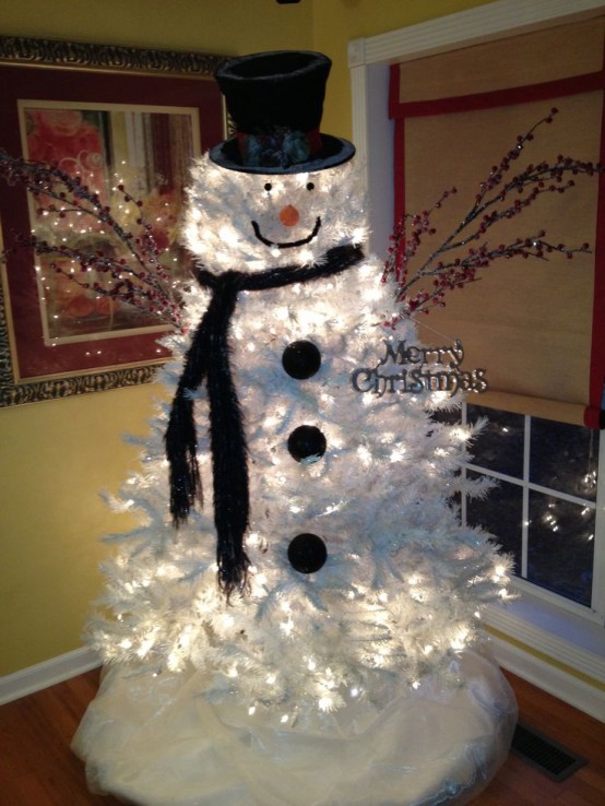 Snowman Lighting Decorations Ideas