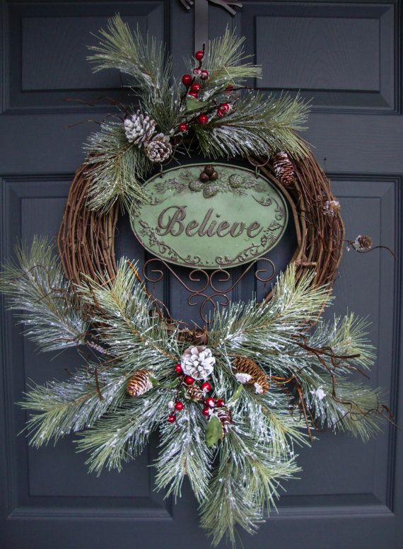 belive christmas wreath