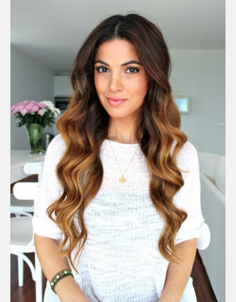 simple everyday hairstyles for long curly hair