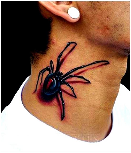 3D Spider Tattoos Designs & Ideas