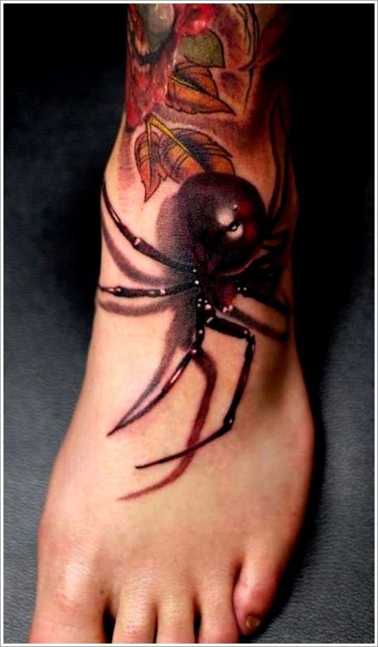 Amazing Spider Tattoo Designs.