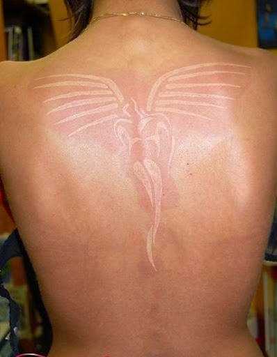 Angel Tattoo design on back