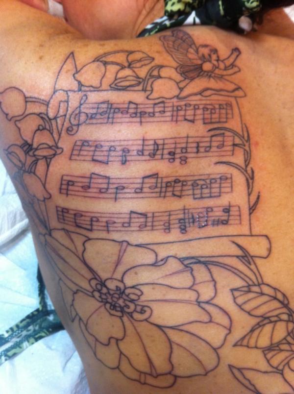 Awesome Music Tattoo Designs